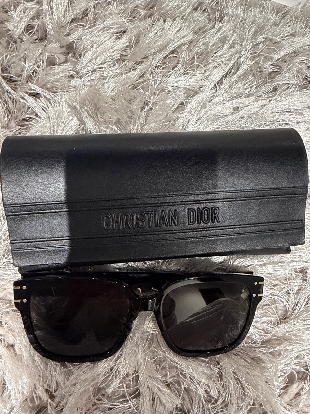 Christian Dior Black Sunglasses with Logo
